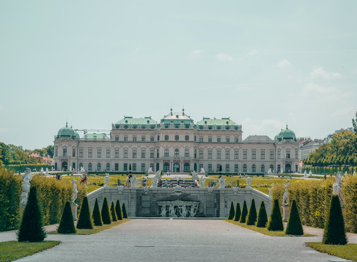 A baroque palace front, stand-in for Melk Abbey