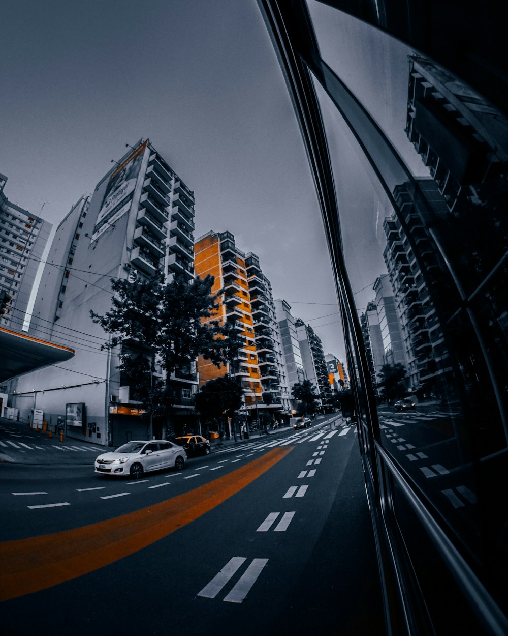 cars on road