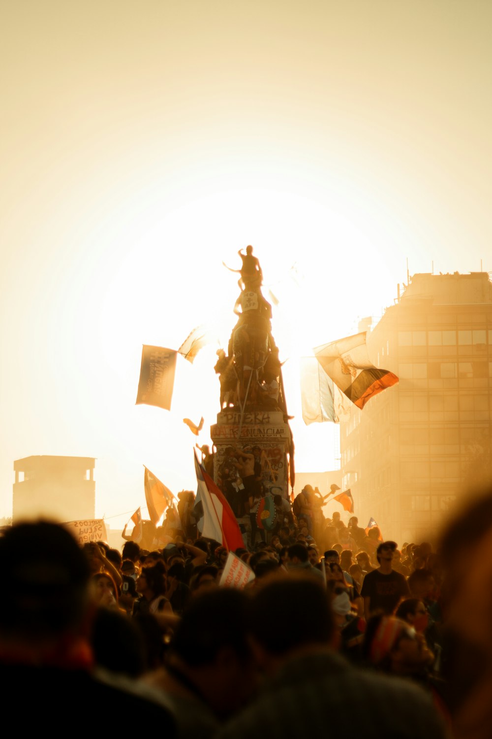 crowd of people gathering in event