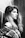 grayscale photography of woman