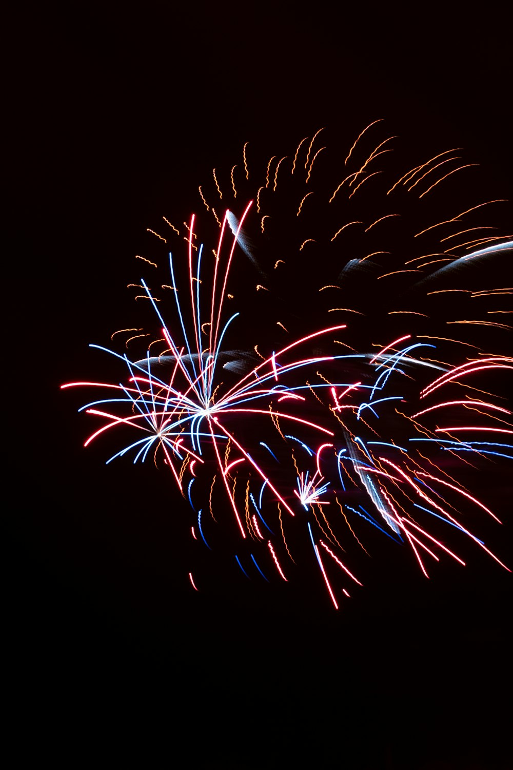 Buntes Feuerwerk