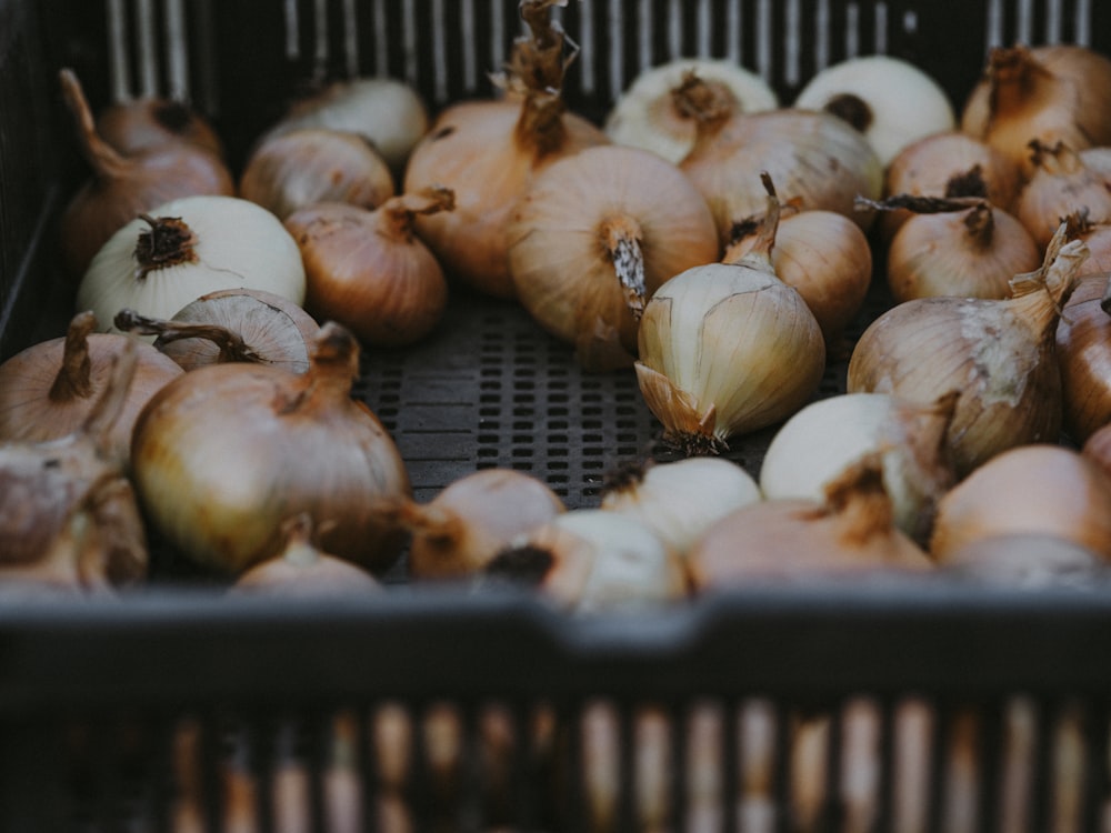 crate of onions