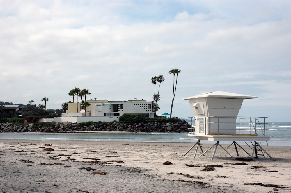 lifeguard post at beach