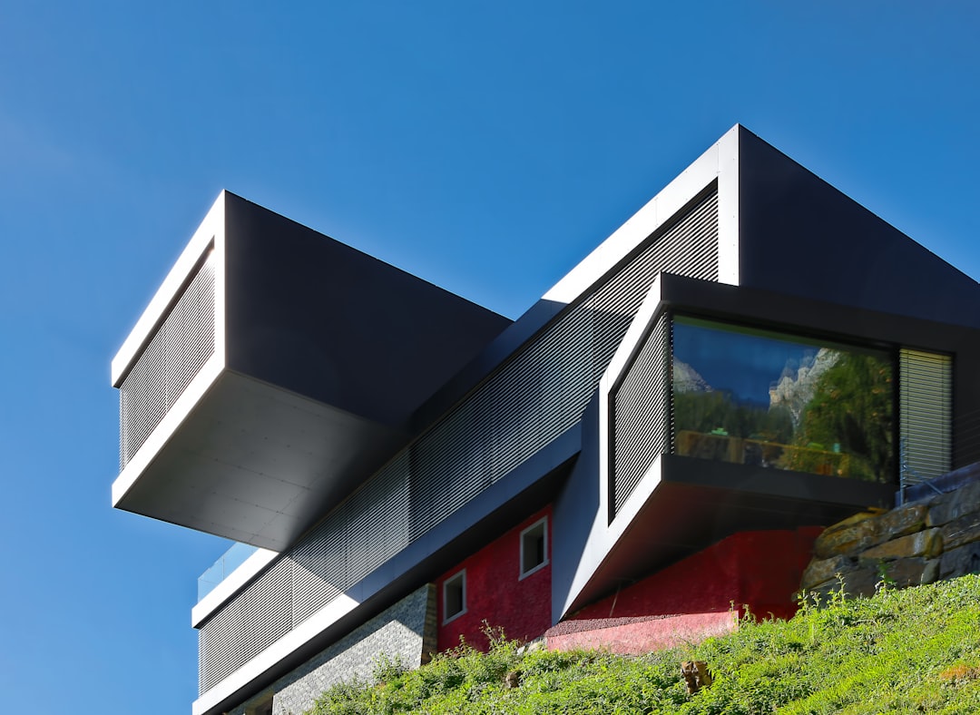 red and gray house during day