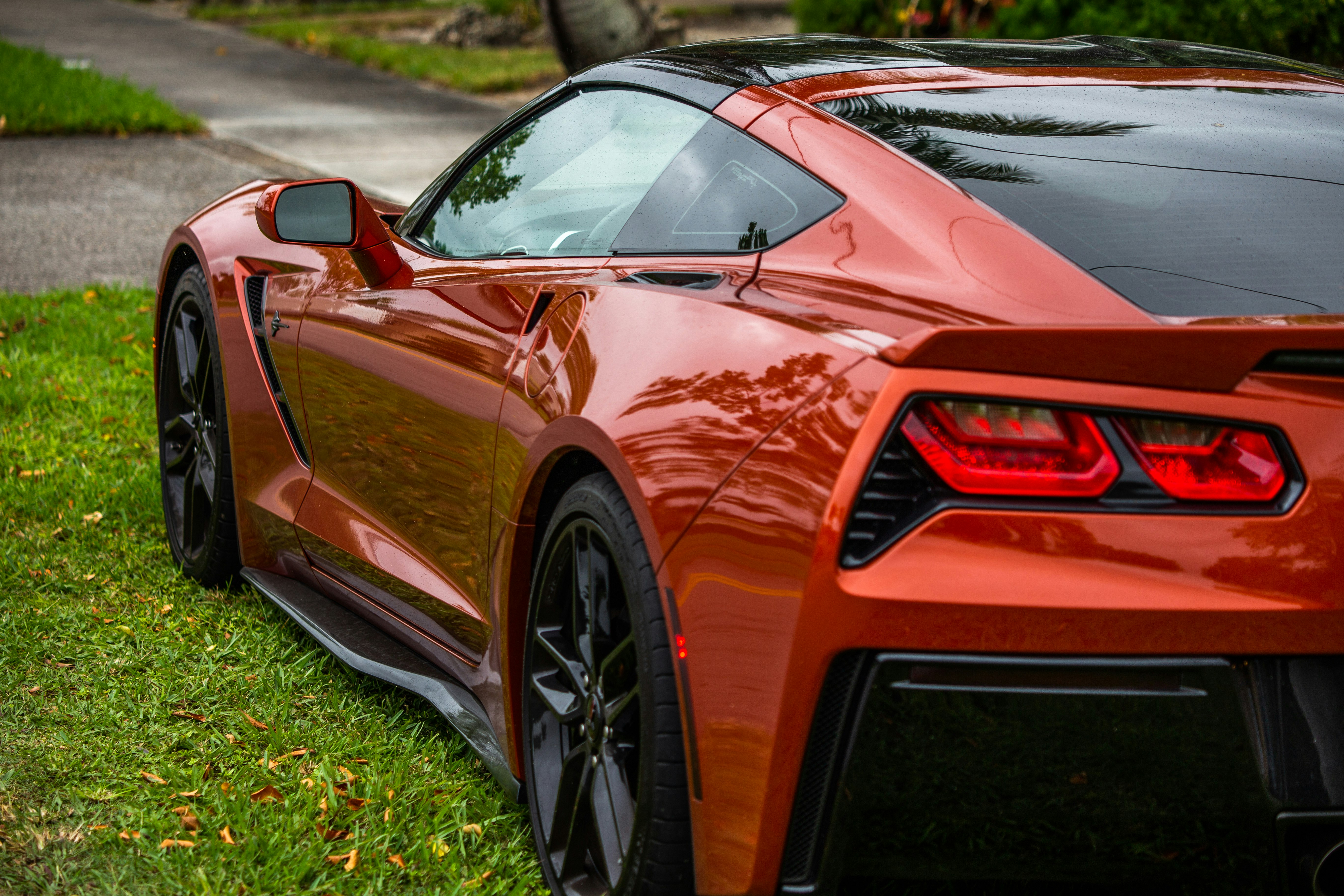 red coupe