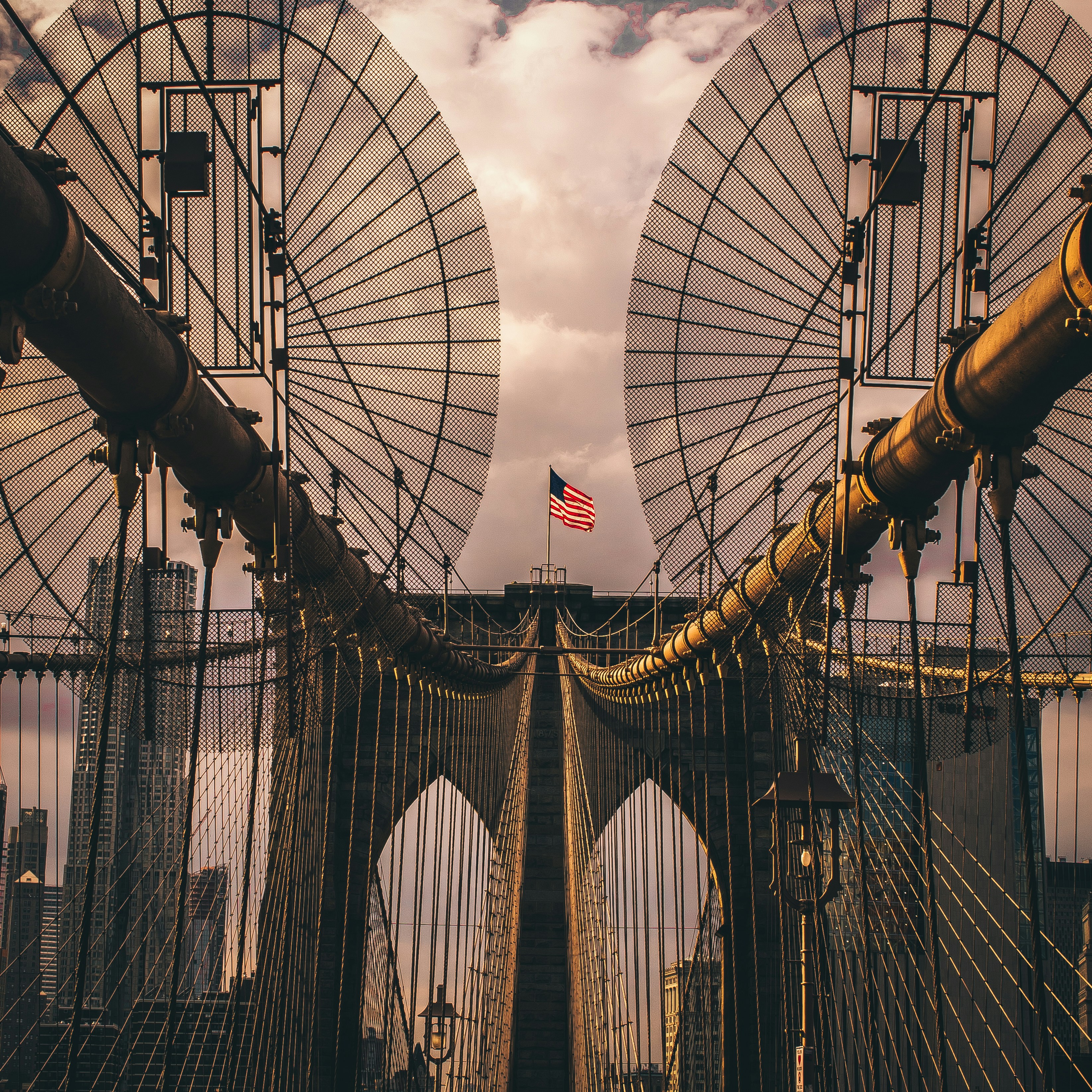 grey and yellow bridge during daytime