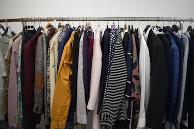 A variety of men's clothing showcasing modern styles.