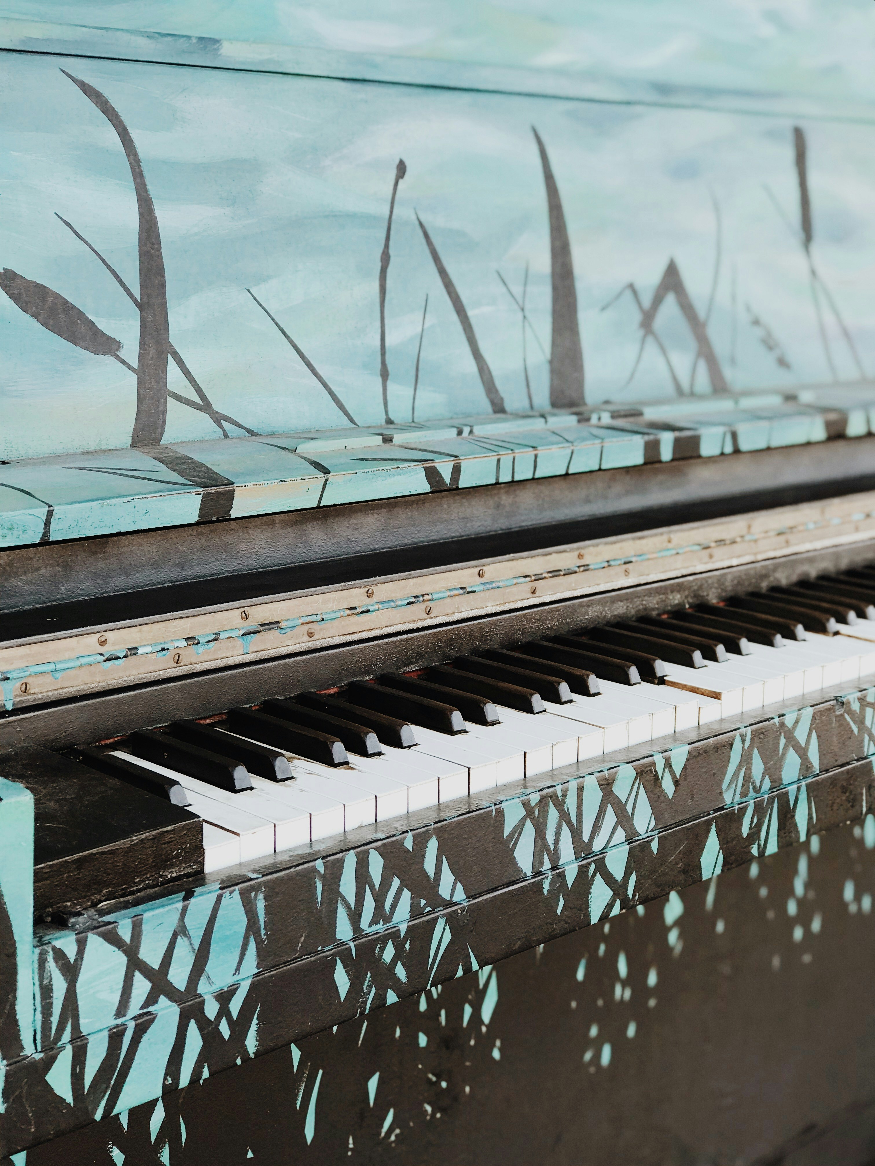 Painted piano