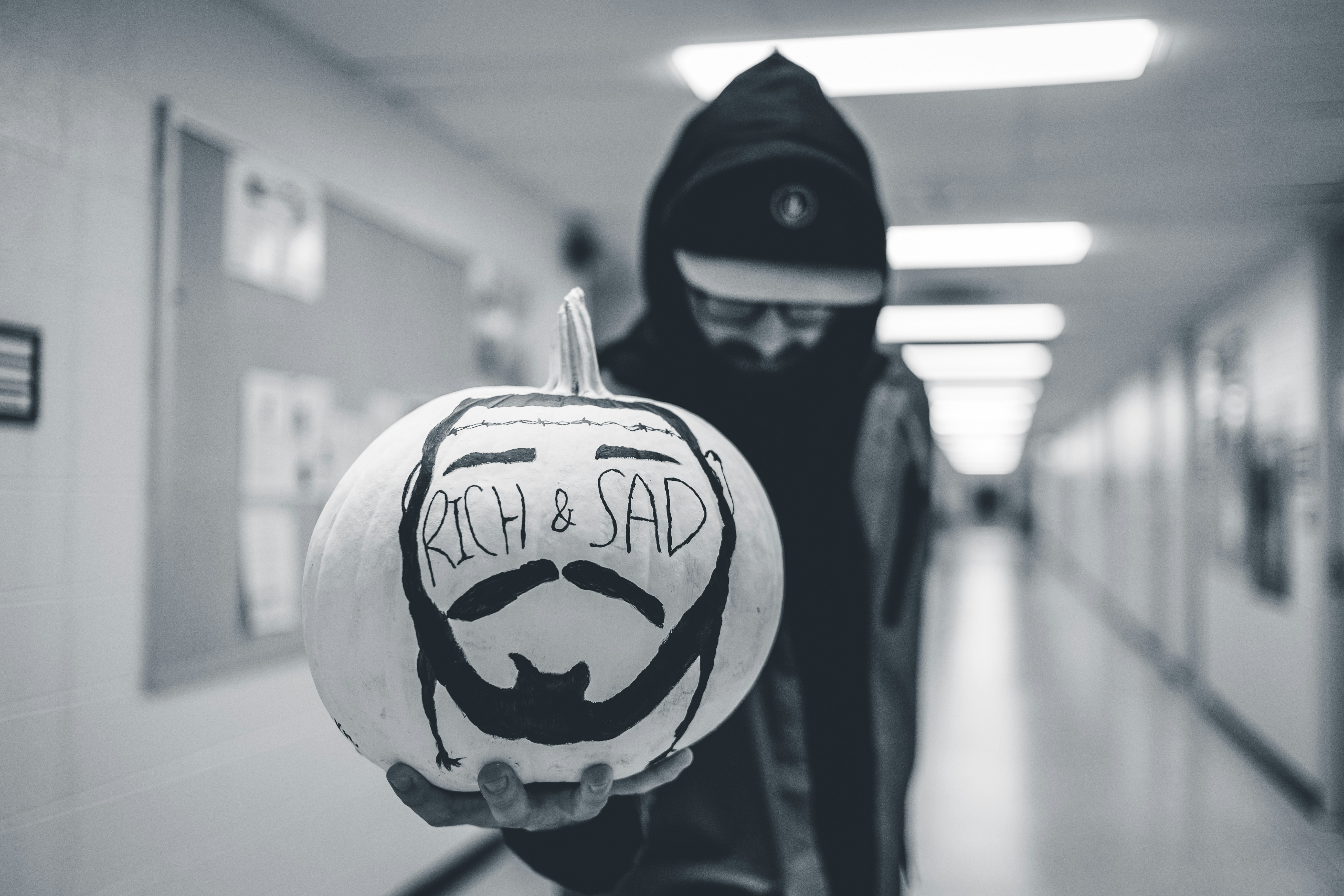 rich & sad-printed pumpkin