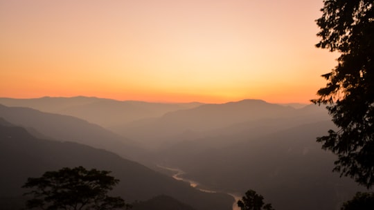 sunset photograph in Sikkim India