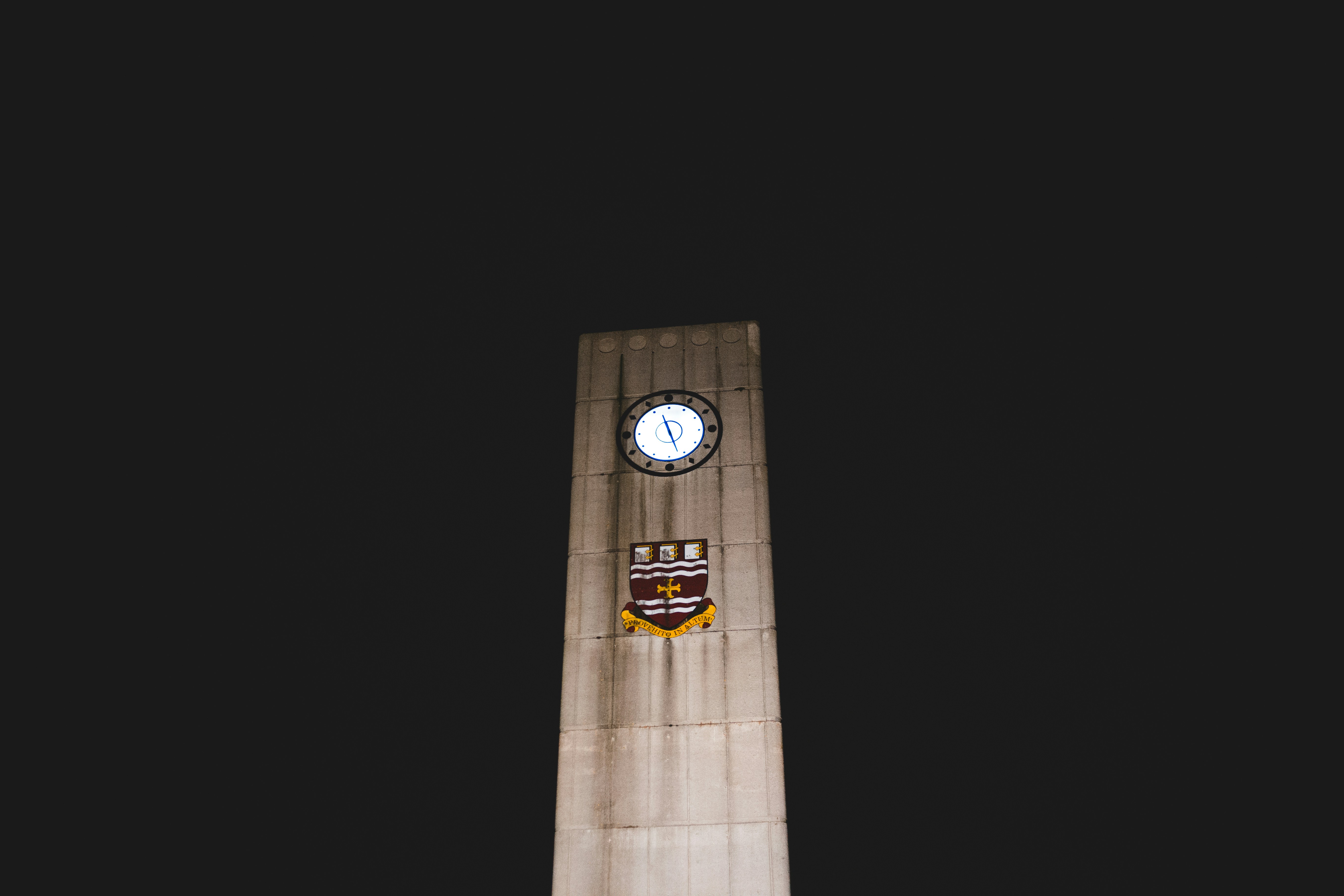 brown tower clock