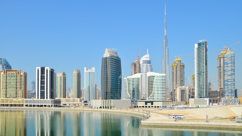 city with high-rise buildings viewing blue body of water during daytime
