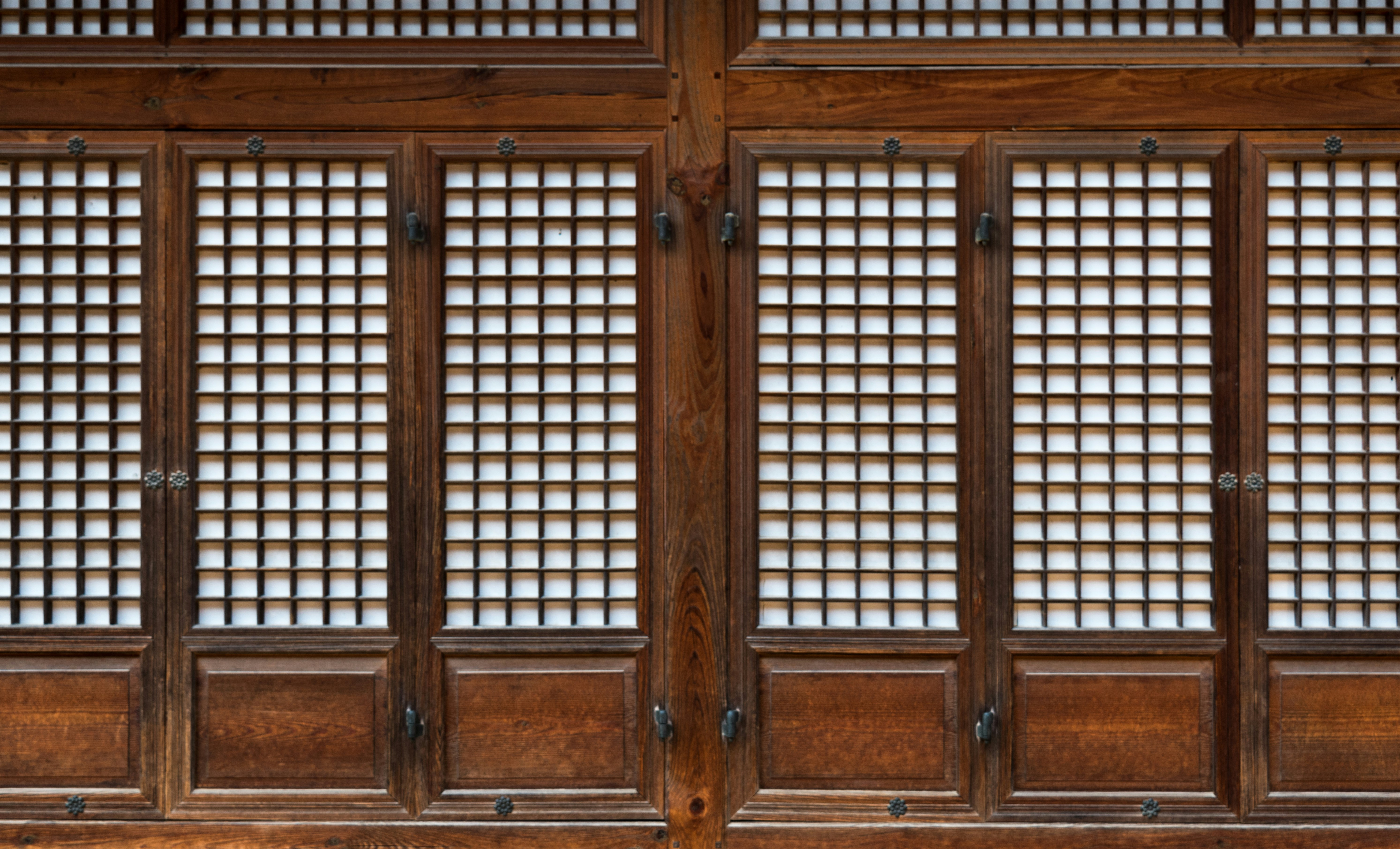 Various interior door designs with dimensions labeled