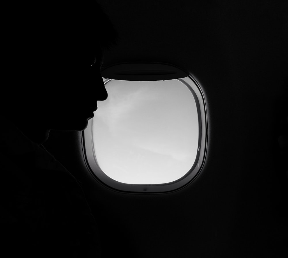 person inside plane during daytime