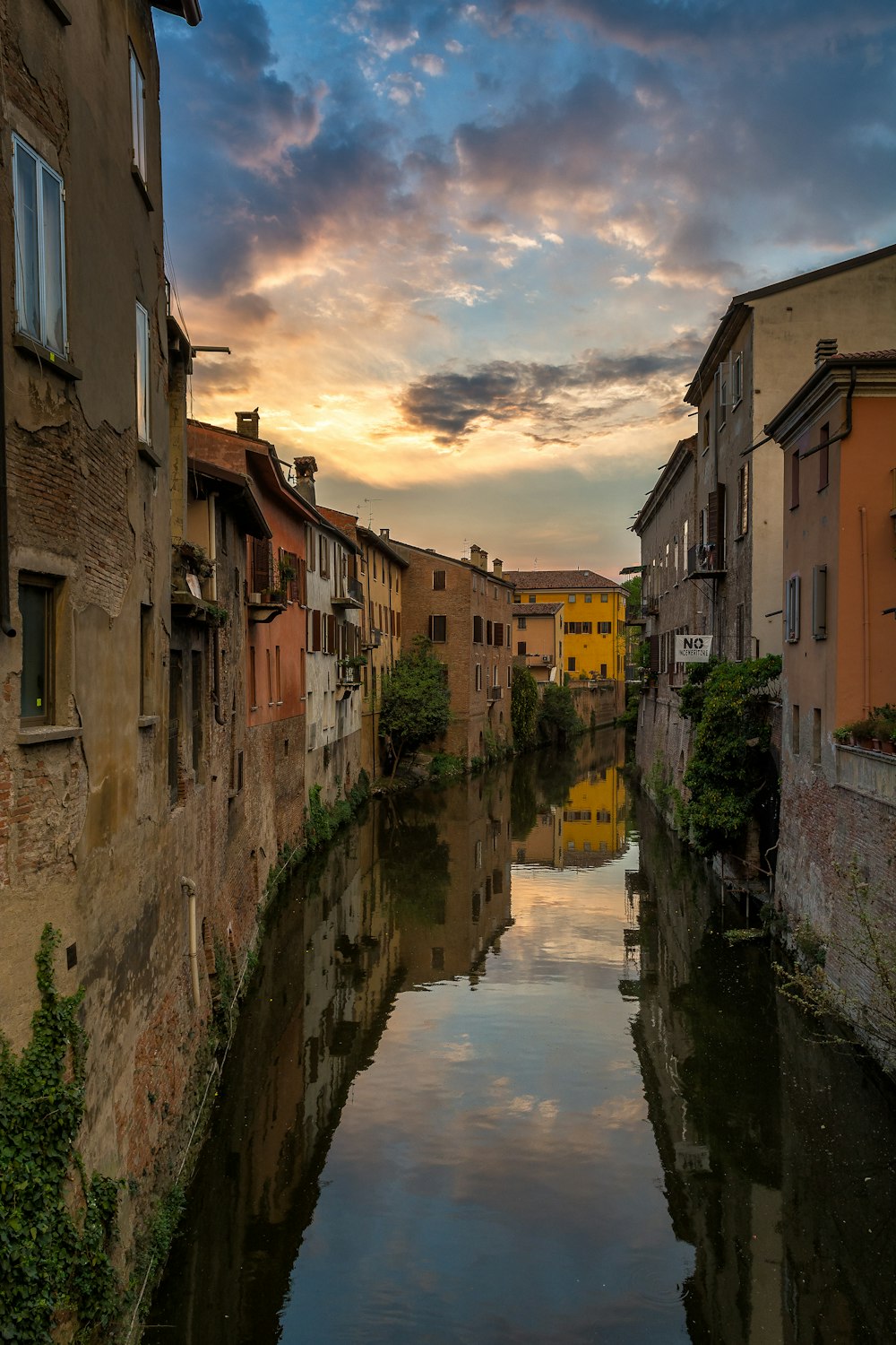 river near high-rise buildings