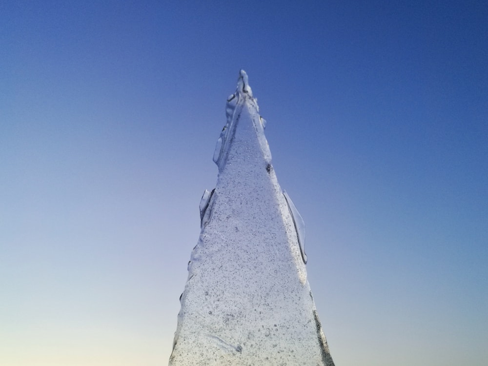 clear ice tower