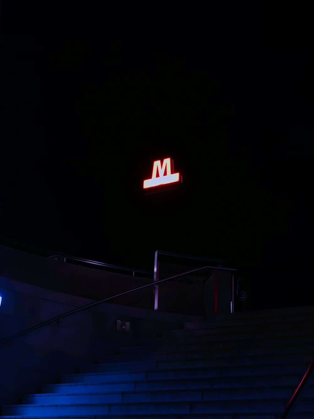 LED M signage