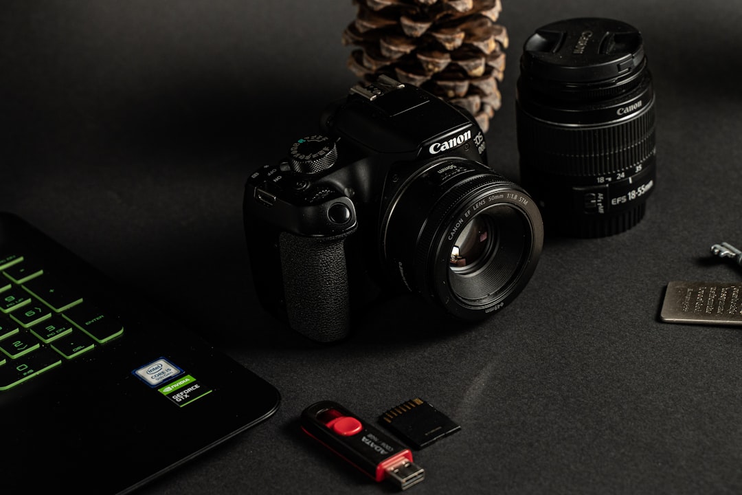 black Canon DSLR camera, CANON Camera 1300D
