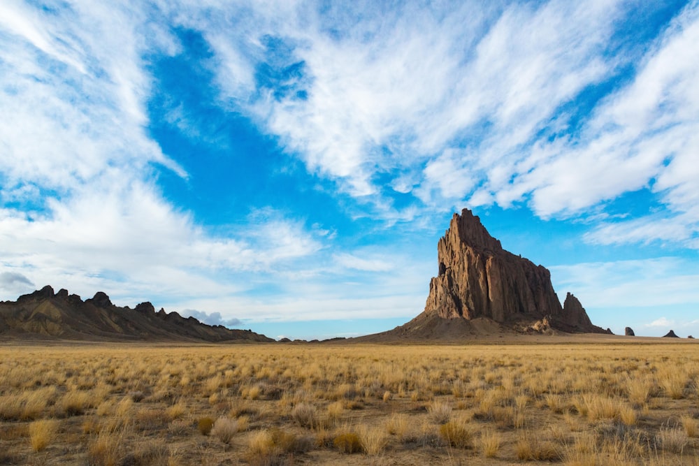 rock formation in desert