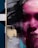 A close-up abstract painting featuring a face partially obscured by expressive brushstrokes. The colors are bold with a dominant pink hue over the face, contrasting against dark, blurred strokes on one side. The artwork has a mix of geometric and organic forms, with some sections appearing more structured while others are fluid and dynamic.