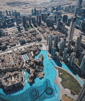aerial photography of Dubai City during daytime