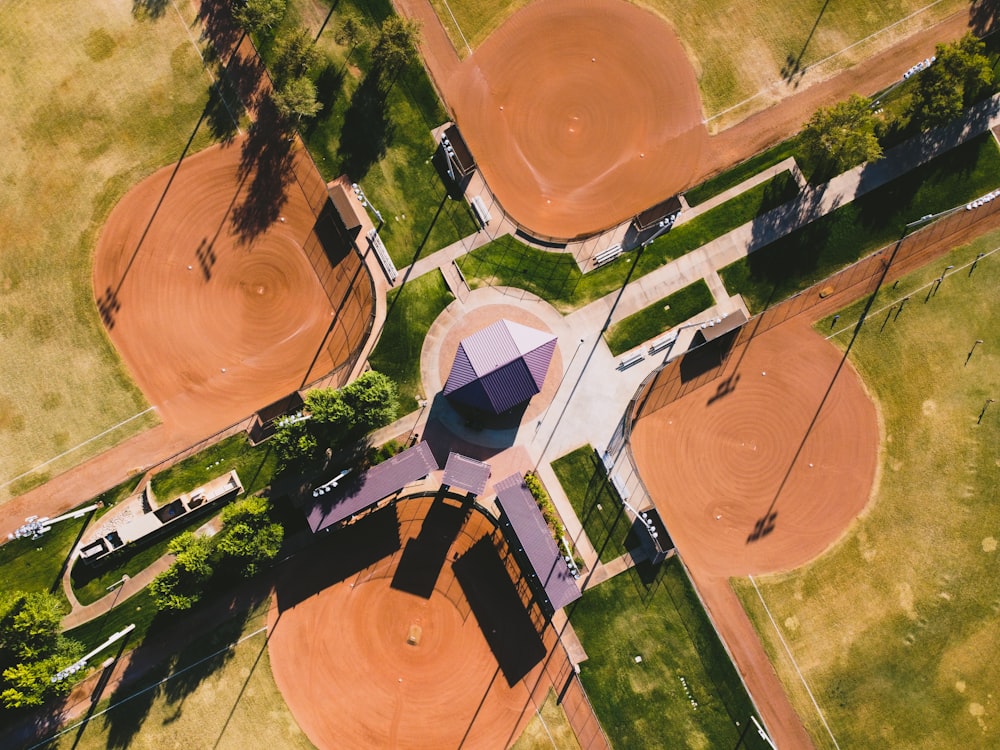 aerial photograph of house