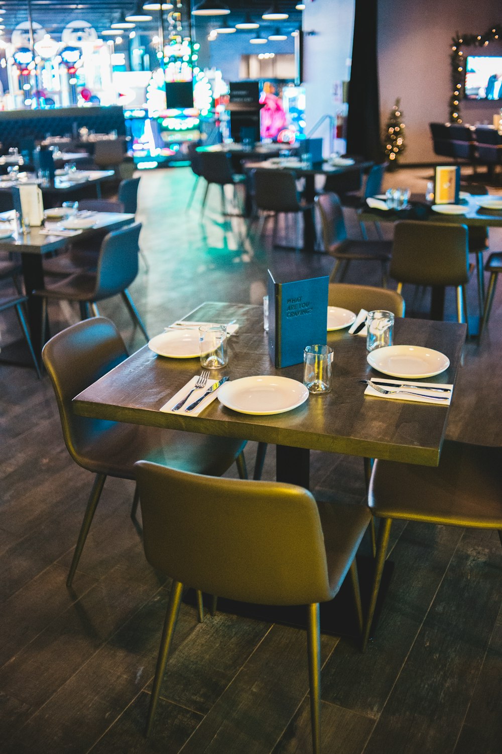 empty restaurant interior