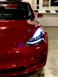 red coupe