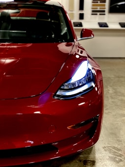 red coupe