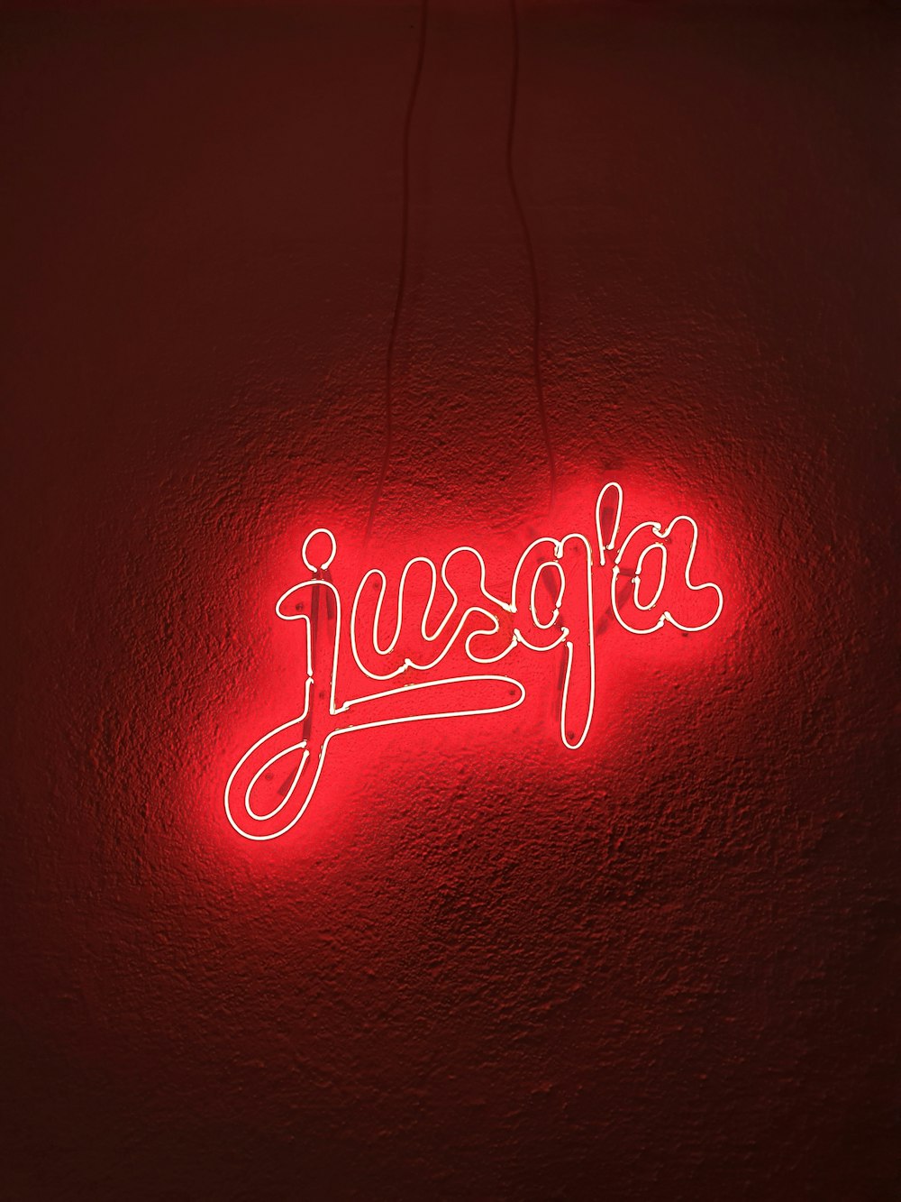 red and white Jusg'a LED light