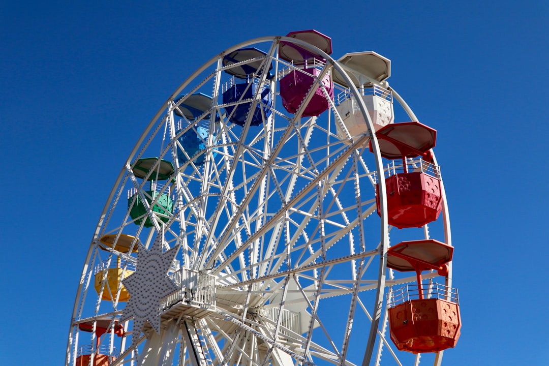 white ferris wheel