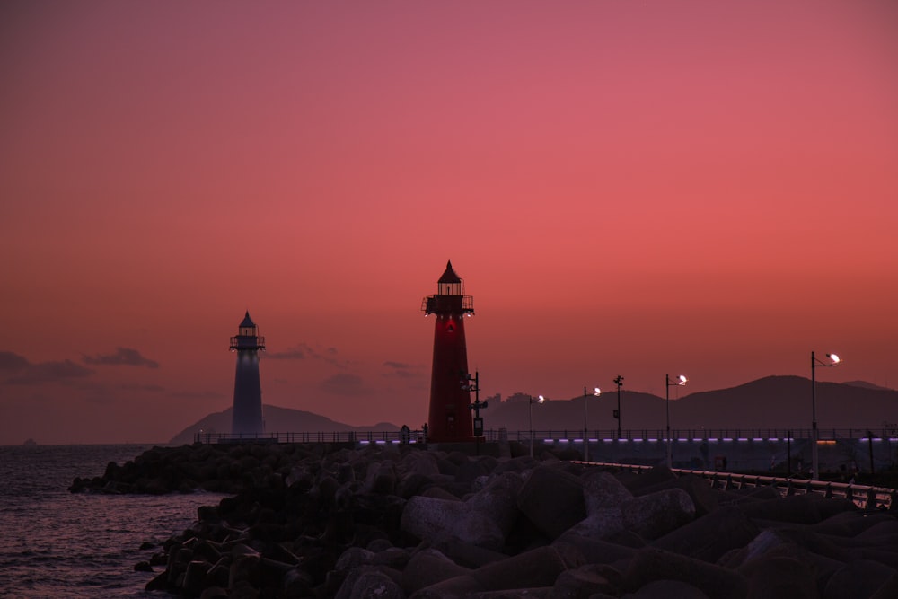 red lighthouse