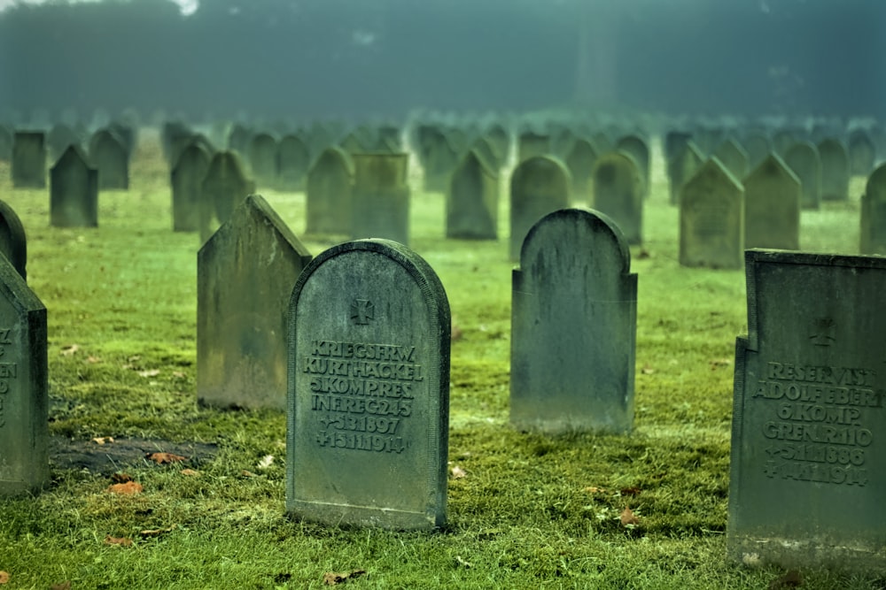 tombstones