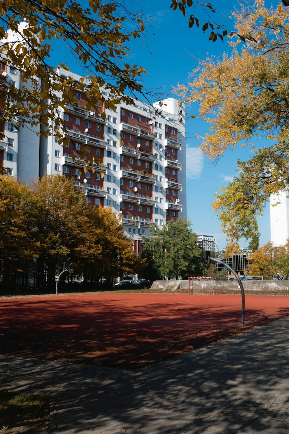 white buildings