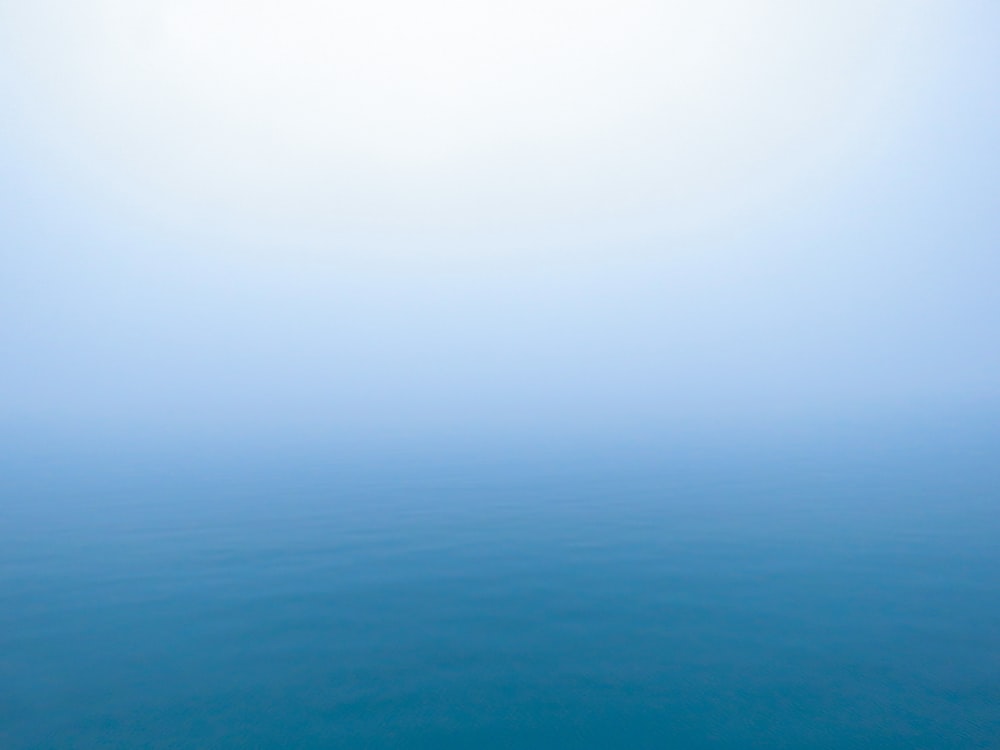 ocean water during fog