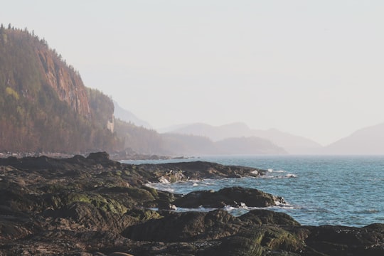 blue body of water in Le Bic Canada