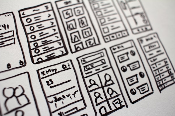 a close up of a drawing of a keyboard