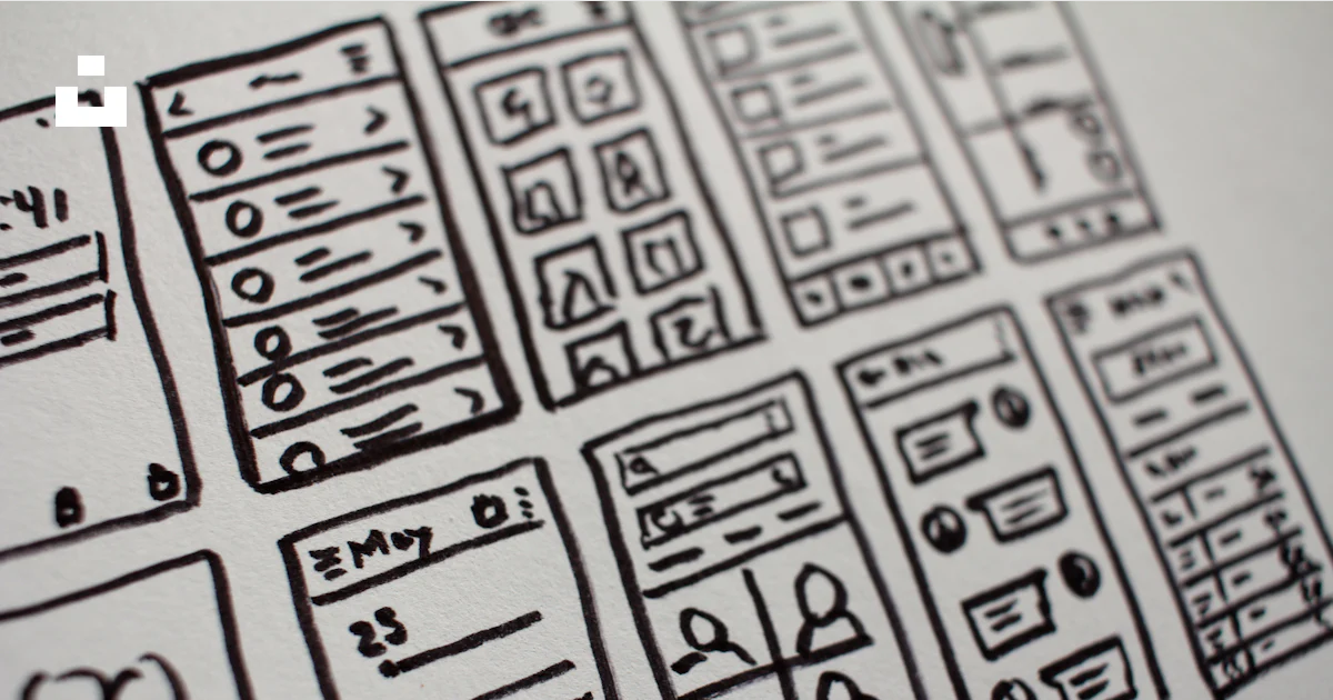 Computer Key Sign Shape Drawing A close up of a drawing of a keyboard photo – Free Computer Image on ...
