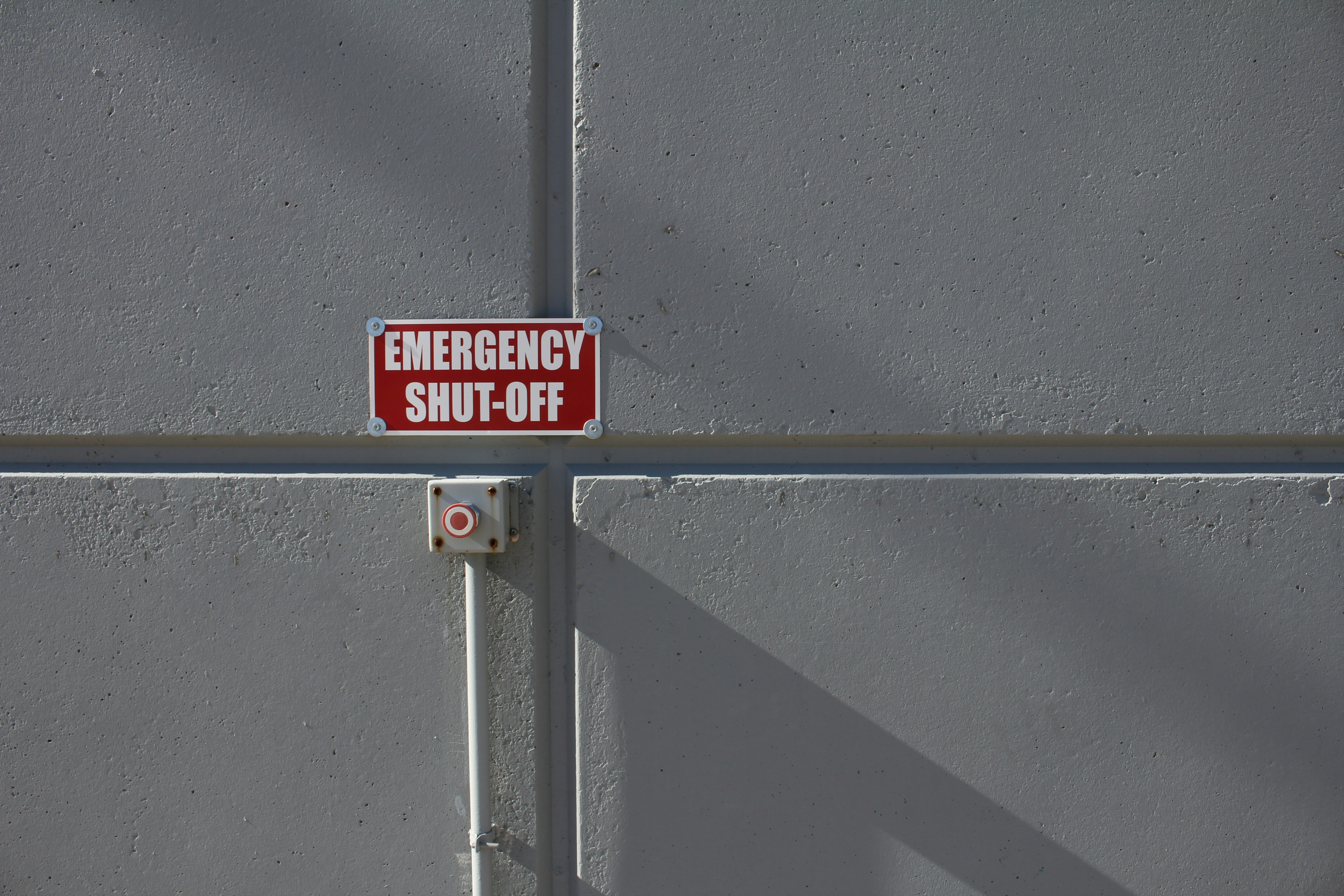 Emergency Shut-off.