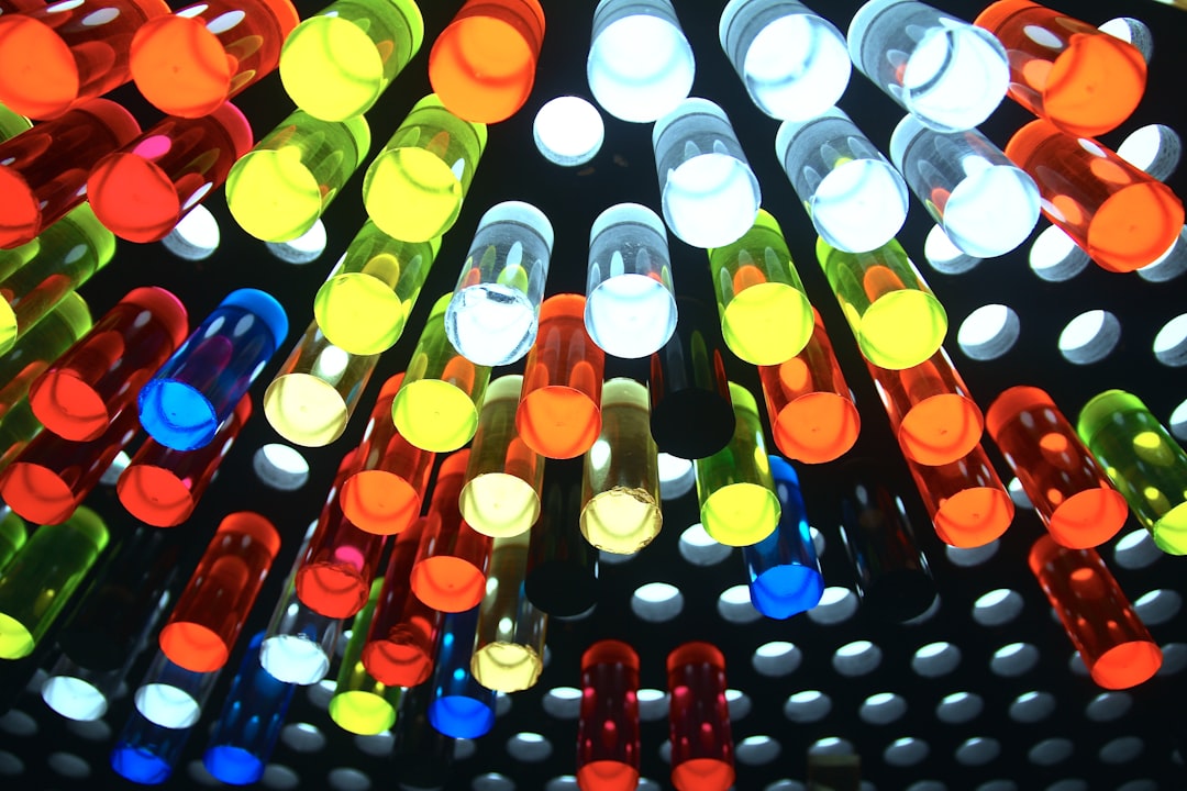assorted-color bottle lot