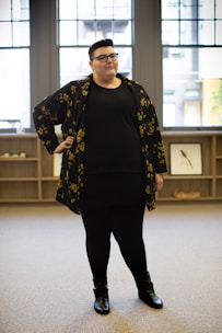 unknown person standing indoors