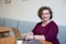 woman using laptop