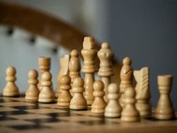 brown chess piece