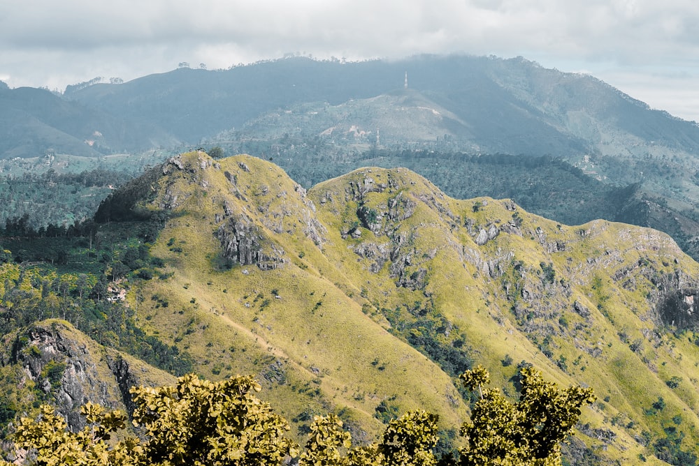 green mountain during daytime