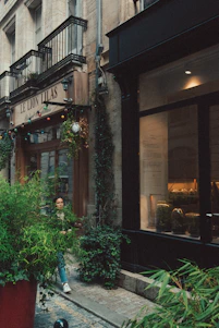 A warm, inviting street view of a charming Lyon neighborhood with classic architecture and greenery.