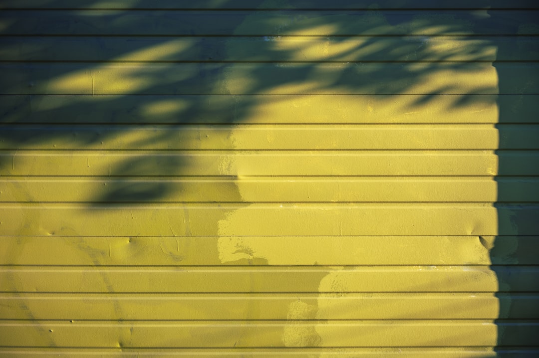 yellow painted wall