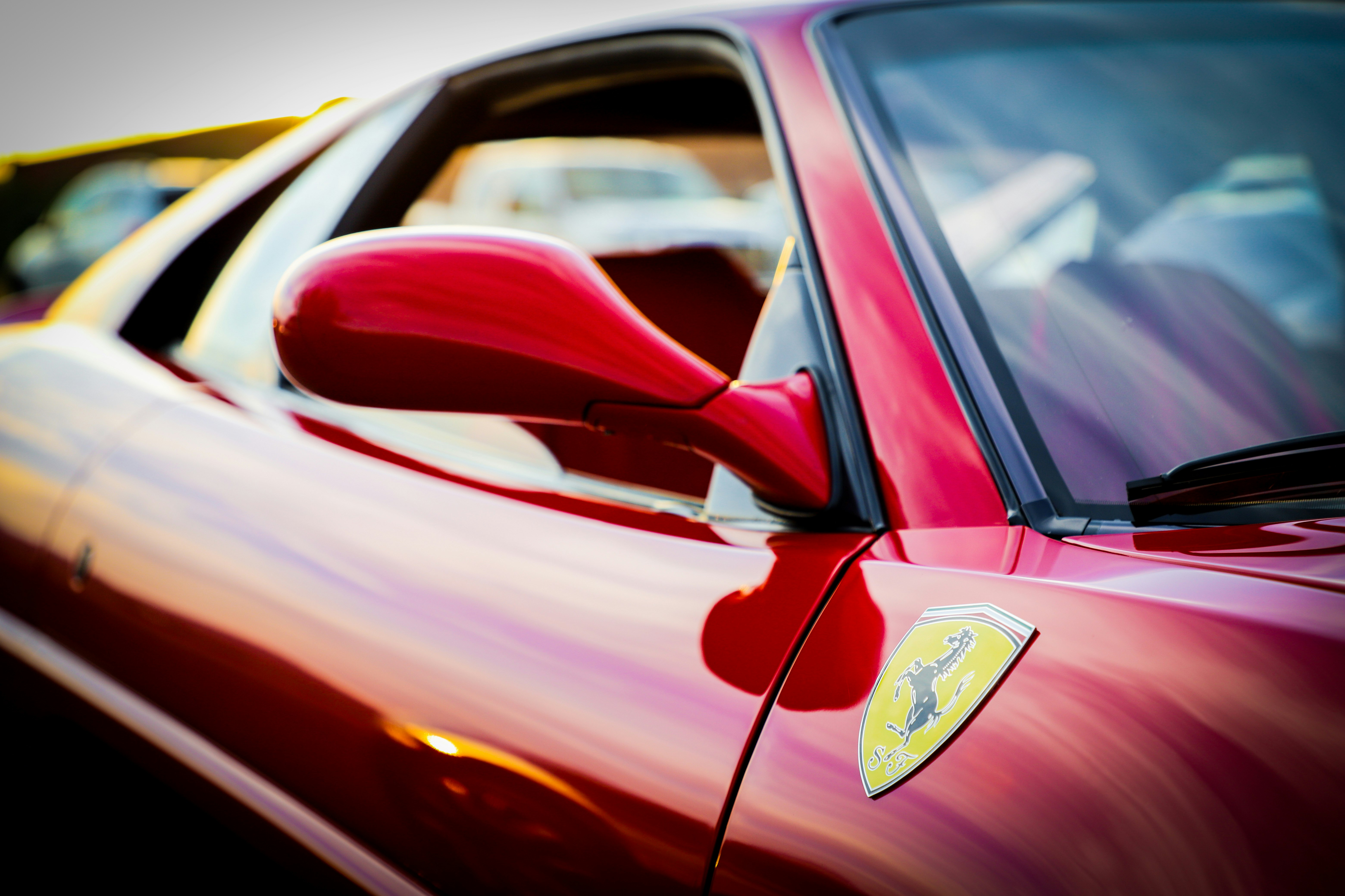 red coupe