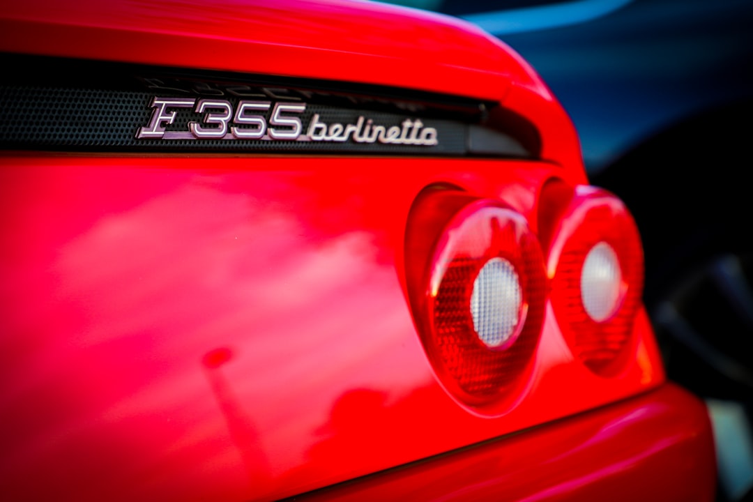 red Ferrari F355