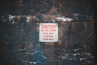 Caution sticker