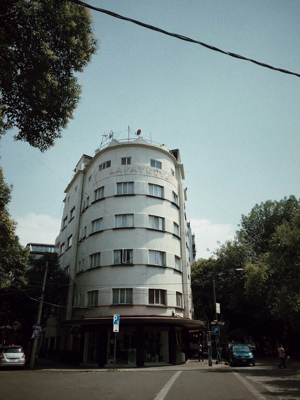 white concrete building